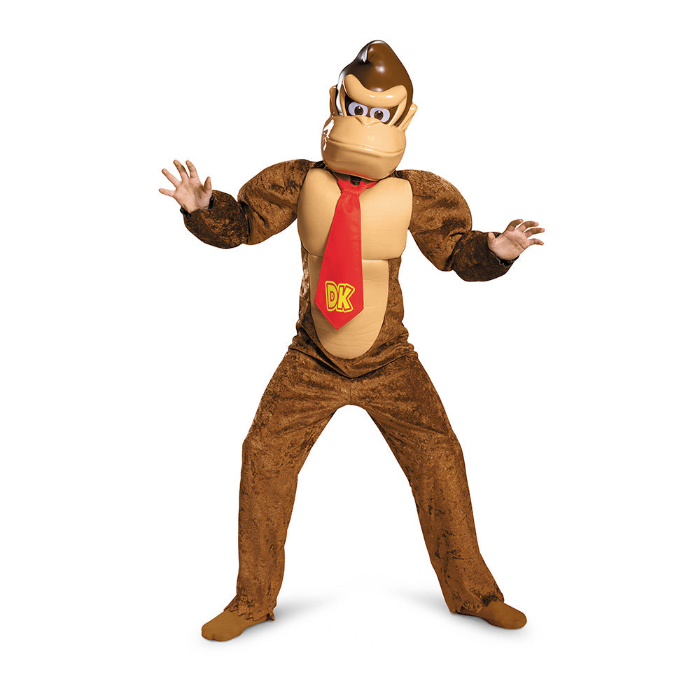 Costume de Donkey Kong deluxe - Super Mario - Enfant