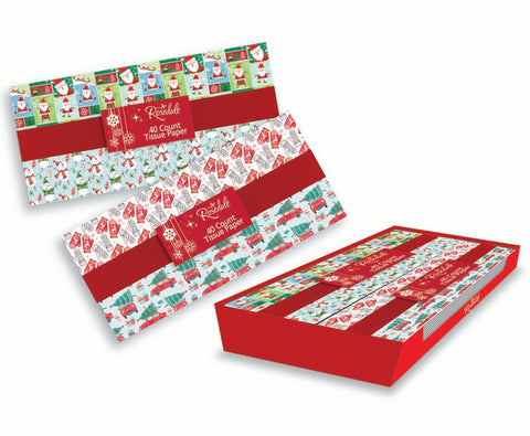 MB Christmas Tissue Printed 40 sheet