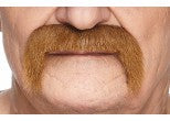 Fausse moustache autocollante - Brun
