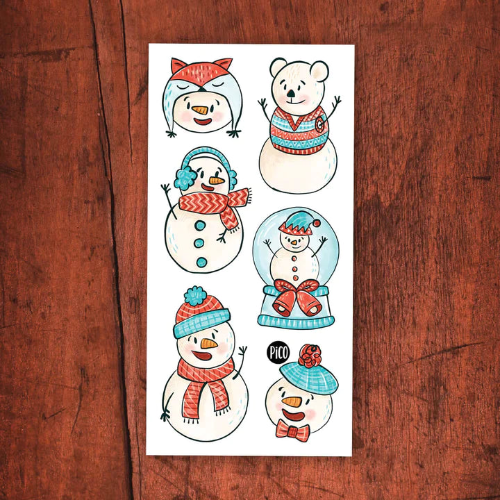 Les joyeux bonhommes de neige - PiCO Tatoo
