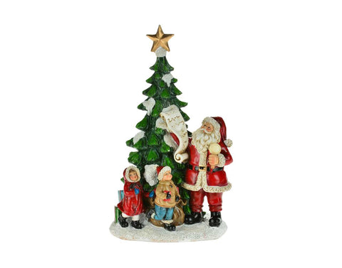 Christmas tree with child Santa (12")