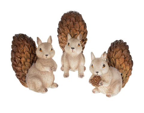 Frosted Squirrel Figurine (4.75")