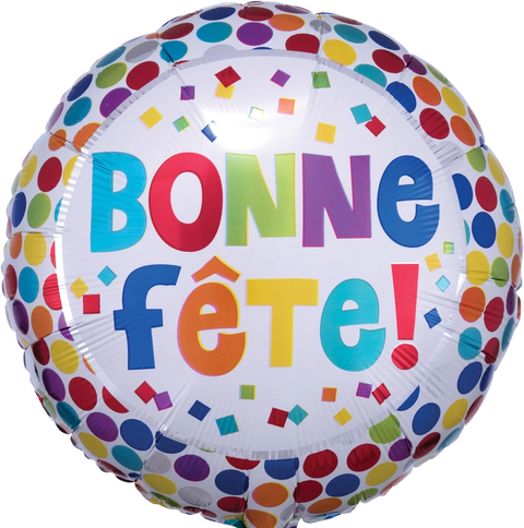 Bonne fête dots - 18"