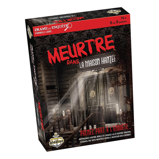 Meurtre dans la maison hantée - Drame et Enquête - Jeux de société - Boo'tik d'Halloween
