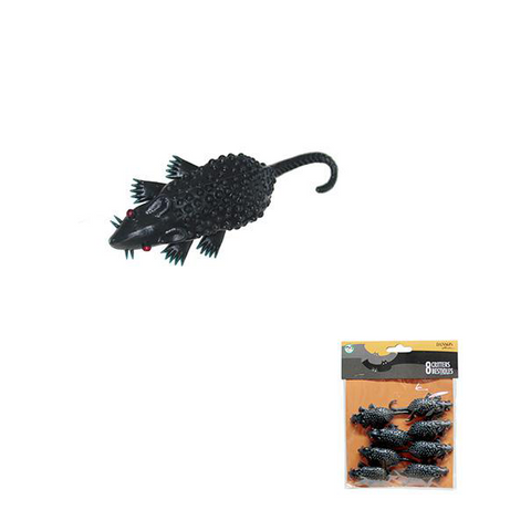 Créature Effrayante pour Halloween - Rat (8/pqt)