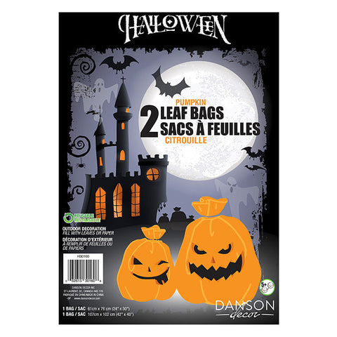 Leaf Bag - Pumpkin (2/pkg)