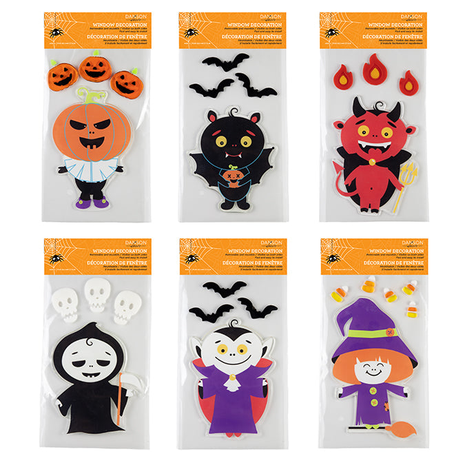 Halloween jelly character decoration for window