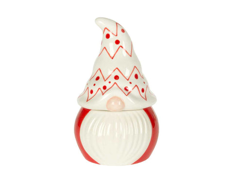 Red Gnome Candy Jar (6.5")