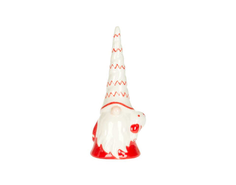 Red Gnome with Large White Pointed Hat (4.5")