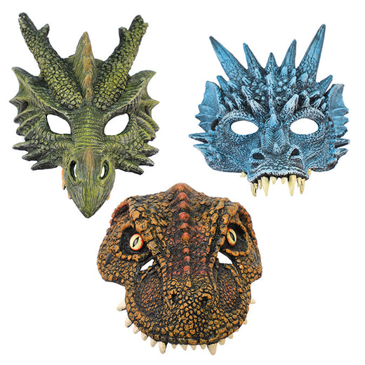 Masque de dinosaure en mousse