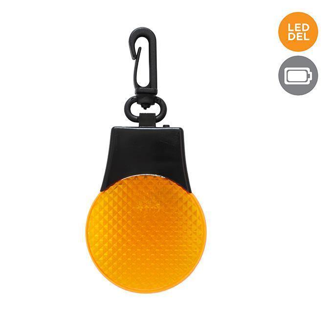 Lumière de Sécurité DEL avec pince - Orange