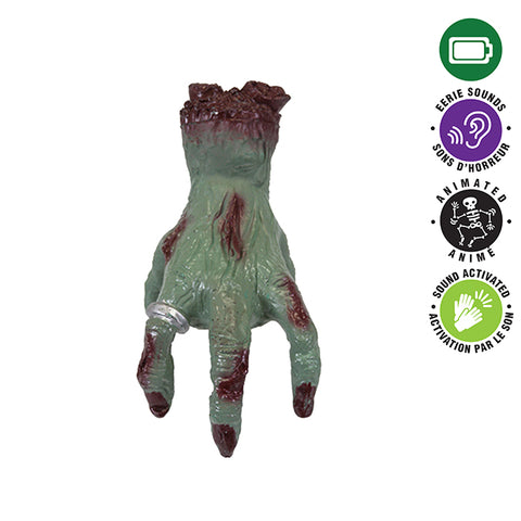 Main de zombie animée