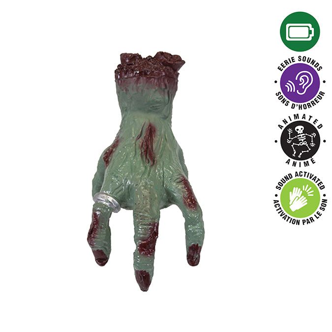 Main de zombie animée