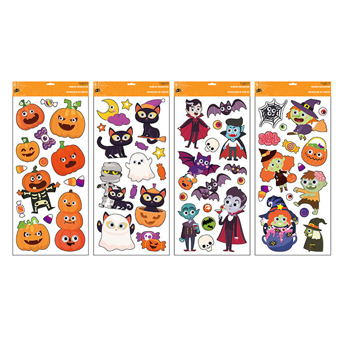 Autocollants surelevé halloween avec yeux qui bouge