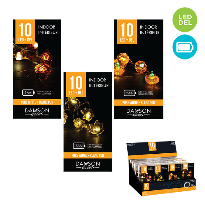 Jeu de 20 lumières automne micro-pointe