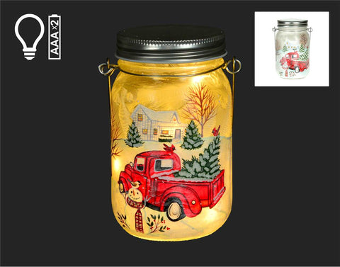 Red LED Truck Lantern (5in)