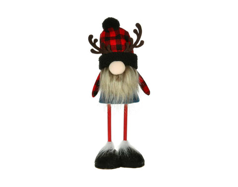 Standing Gnome with Plaid Hat (11.5")