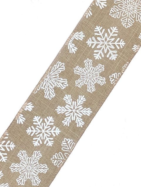 2.5" x Yds Ribbon - Snowflake