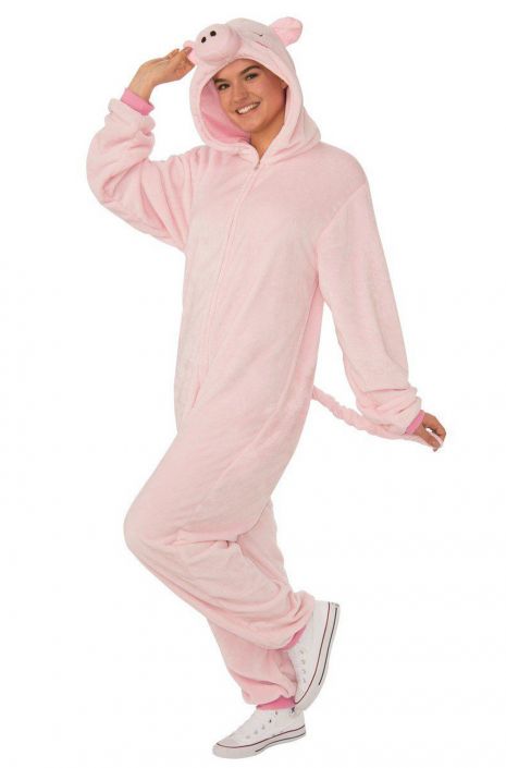 Costume de cochon - Jumpsuit - Adulte