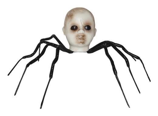 Spider with baby head