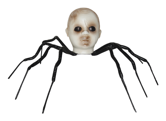 Araignée avec tête de bébé