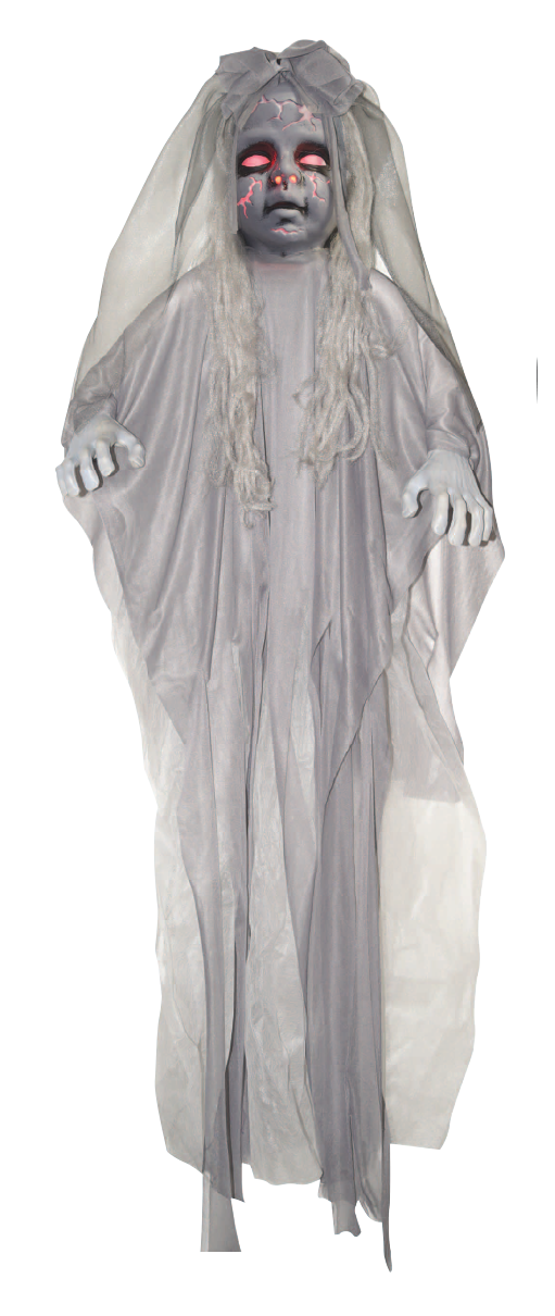 Hanging doll (red lights) (47")