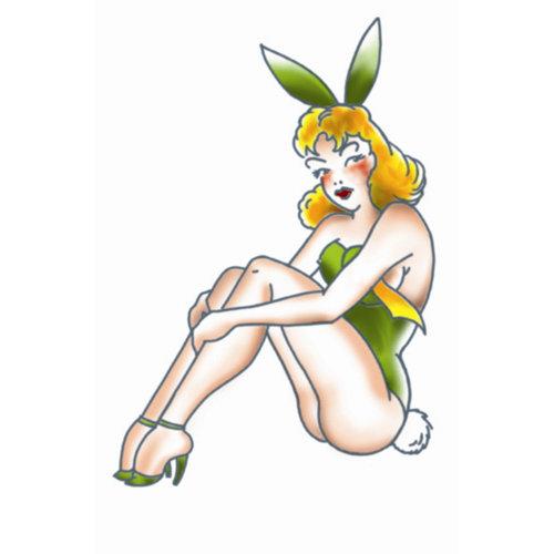 Tattoo Pin Up - Bunny Pin Up Girl