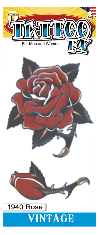 Tatouage Fx - Vintage - Rose