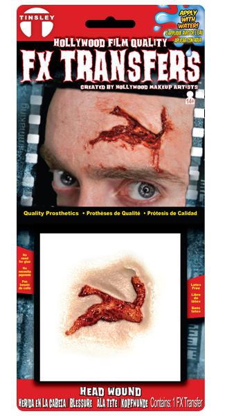 Tatouage 3D Fx - Blessure à la tête