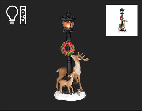 20" LED Street Light with Deer