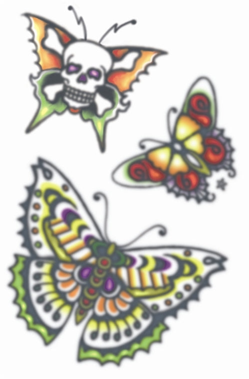 Tatouage Fx - Vintage - Papillons 1960