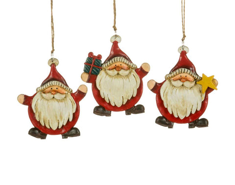 Santa Ornament (4")