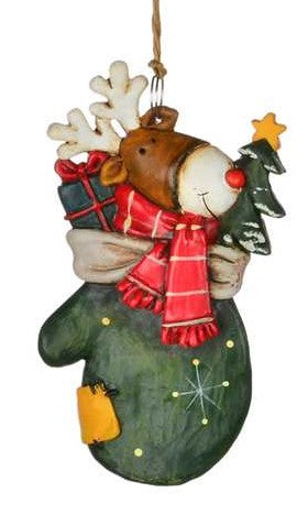 Ornament - Character in a mitten (3.5in)