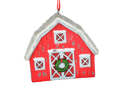 Red Barn Ornament (2.75")