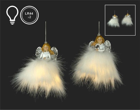 Ornement ange LED (5po)