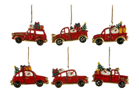 Red Truck Ornament (4.5in)