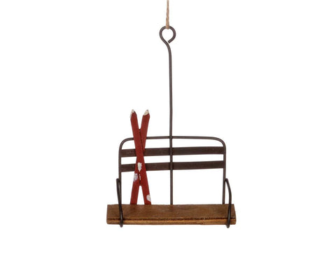 Ski lift ornament (5.5")