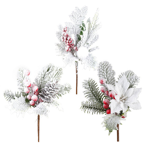 Frosted Pine/Berry Pick 36cm