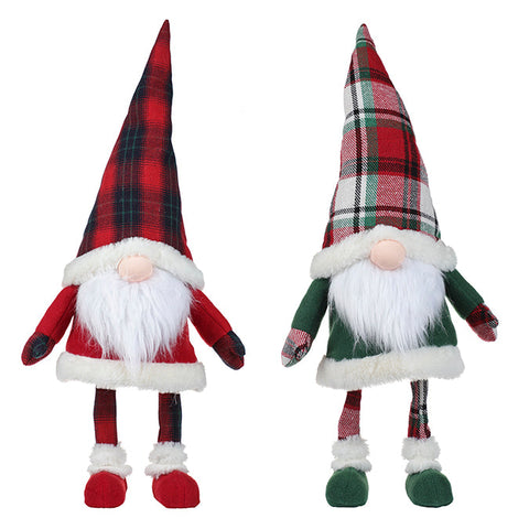 Tissu debout gnome-santa (60cm)