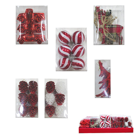 Plastic Hanging Decor Sets in Acetate Box