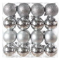 Boules brillantes (50 mm) (32/pqt)