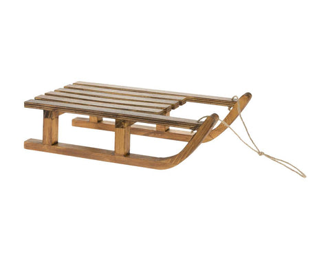 Wooden Snow Sled (15")