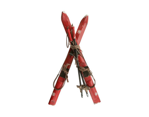 Red Ski Ornament (19.5")