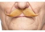Fausse moustache autocollante - Brun pâle - Style 3