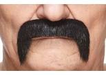Fausse moustache autocollante - Noir