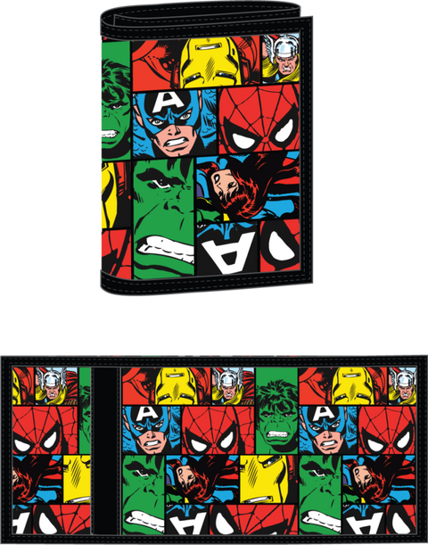 MARVEL - COLLAGE CHARACTER TRIFOLD WALLET