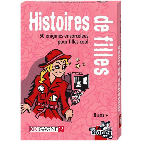 Black Stories JUNIOR: Histoires de filles (fr) - Jeux de société - Boo'tik d'Halloween