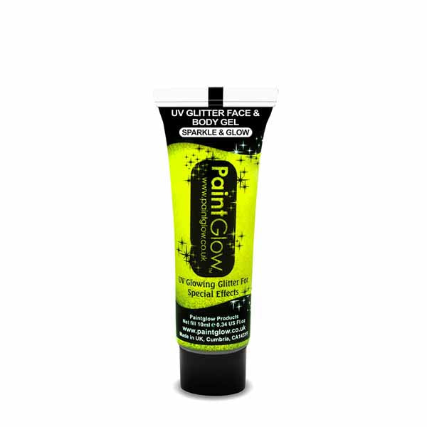 Maquillage UV - Jaune Brillant