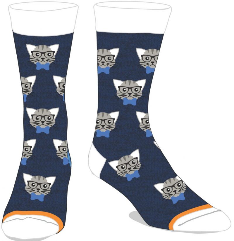 Stockings - Cats with bow tie