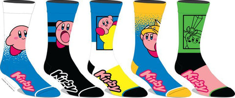 KIRBY   - MENS CREW SOCKS 5 PAIR